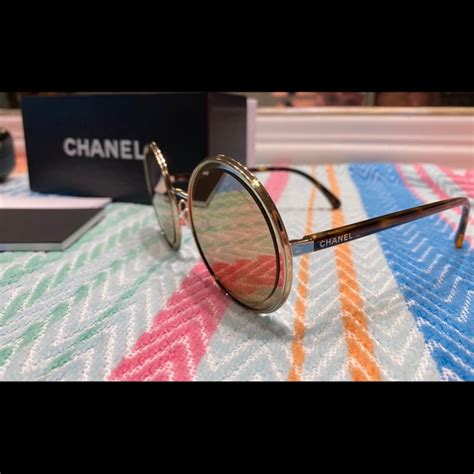 chanel 14k gold sunglasses|Sunglasses .